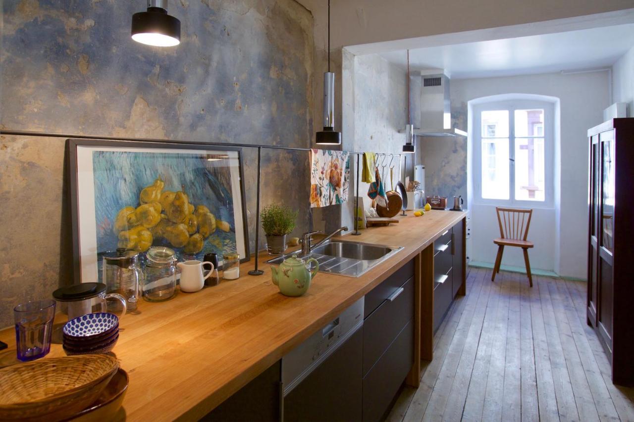 Boutique-Ferienwohnung Im Alten Weinhaus Moser Ґрюнштадт Екстер'єр фото